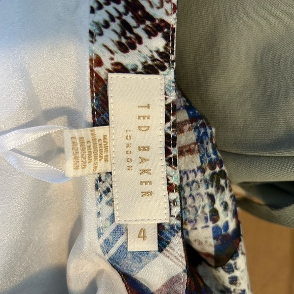 TED Baker Balay Wide Leg Printed Jumpsuit in Quartz - Picture 13 of 15